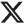 Icon representing X (formerly Twitter)